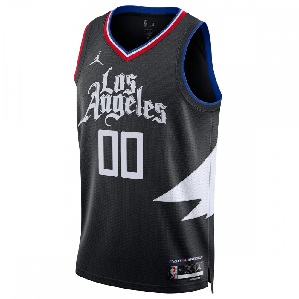 LA Clippers Jordan Brand Unisex 2022/23 Swingman Custom Jersey - Statement Edition - Black-Pro Kit Vault | Brand New 26/27 Sports Jerseys